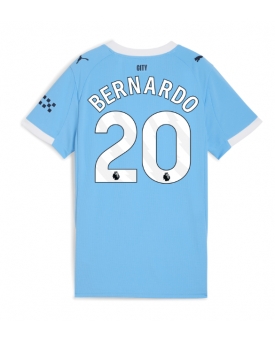 Manchester City Bernardo Silva #20 Maglia Gara Casa Repliche 2025-26 Donna Maniche Corte